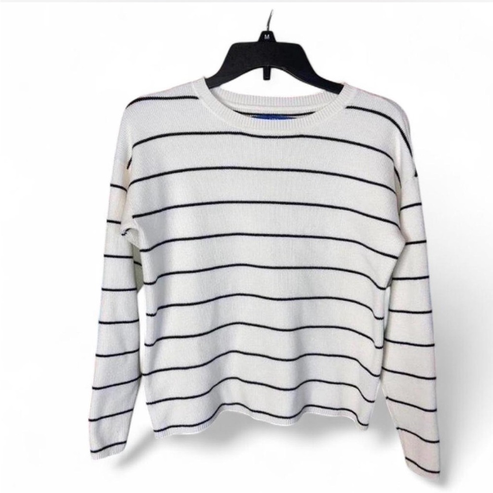 Apt.9 Super Soft Ribbed Striped Sweater XS